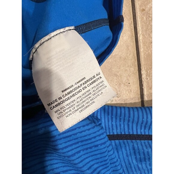 Nike Shirt Mens Small Pro Combat Hyperwarm Fitted Blue Athletic Running Gym - Picture 8 of 9